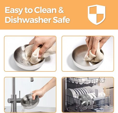 MSBC Stainless Steel Cat and Dog Feeder, Set of 2, 5 1/3" x 1 1/2" in Kuwait