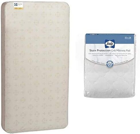 مرتبة سرير الأطفال الرضع والمرتبة من سيلي بوشر هافين بمرحلتين مقاومة للماء ومرتبة سرير للأطفال الصغار - 182 لفة فاخرة - 131.28 سم × 69.32 سم in Kuwait