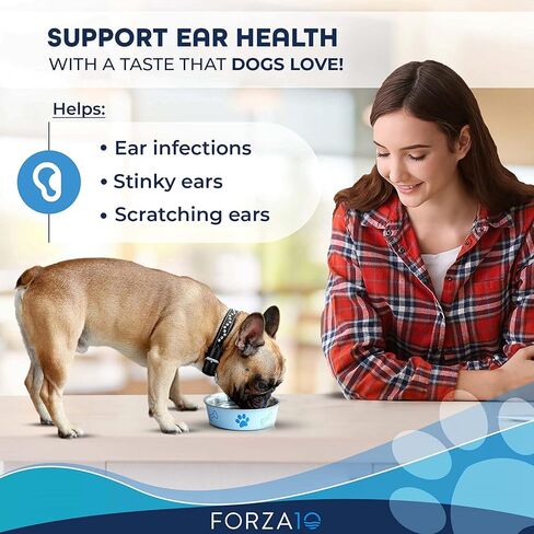 Forza10 Active Line OTO Ear Dog Food, Fish Dry Dog Food for Dog Ear Infection Treatment and Healthy Ears for Adult Dogs (6 Pounds) in Kuwait