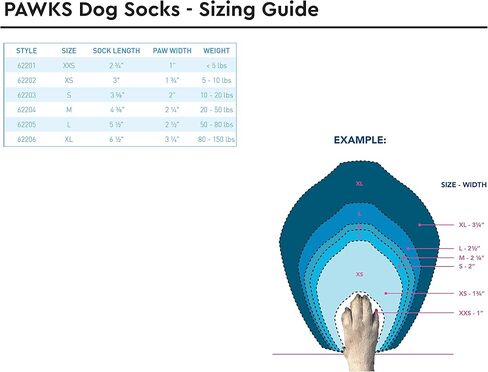 RC Pet Products Pawks Dog Socks, Medium, Preppy Girl in Saudi Arabia