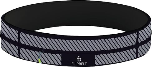 حزام الجري بسحاب FlipBelt | حزمة فاني للياقة البدنية والجري للنساء والرجال | حزمة حزام خصر غير قابلة للتهيج لمفاتيح الهاتف والمال | حزام تخزين ماص للرطوبة | شركة الولايات المتحدة الأمريكية in Kuwait