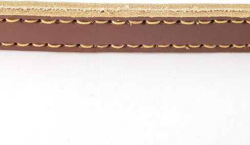 High Grade Leather Dog Short Leash with Pull Shock Absorber Dark - Brown (K910005BR) in Kuwait