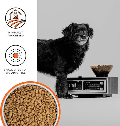 BIXBI Liberty Grain Free Dry Dog Food, Chicken Recipe, 22 lbs - Fresh Meat, No Meat Meal, No Fillers - Gently Steamed & Cooked - No Soy, Corn, Rice or Wheat for Easy Digestion - USA Made in Kuwait