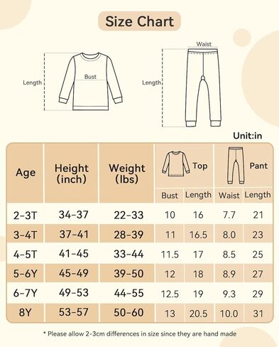 babee Reshinee bamboo Baby Boys Pajama Sets 2-8Y Toddler Kids Girls 2pcs Long-Sleeve Snug fit Sleepwear Pjs Dinosaur in Saudi Arabia