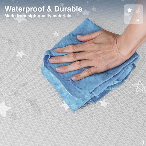 سجادات إسفنجية ناعمة للأرضية من Biliboo - سجادة لعب مثالية للأطفال والرضع - للزحف والتمرين - غير سامة ومقاومة للماء وسهلة التنظيف - قوس قزح والشمس - وردي in Kuwait