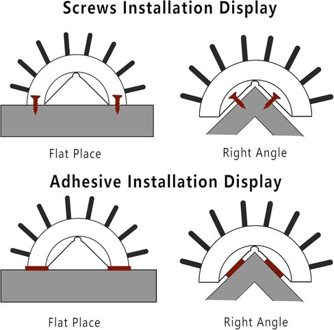 Cat Self Groomer - Wall Corner Groomers, Cat Face Scratcher, Cat Massage Comb with Catnip Pouch Perfect Scratch Massager Tool for Long and Short Fur Cats (2 Pack) in Kuwait