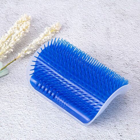 Cat Self Groomer - Wall Corner Groomers, Cat Face Scratcher, Cat Massage Comb with Catnip Pouch Perfect Scratch Massager Tool for Long and Short Fur Cats (2 Pack) in Kuwait