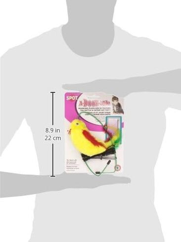 SPOT by Ethical Products A-Door-Able Plush Bird Cat Toy with Feathers – Interactive Cat Toy for Indoor Cat – with Catnip in Saudi Arabia