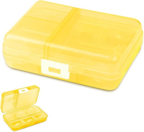Wikineon Pill Box Pill Organiser Tablet Organiser Medicine Storage Box for Vitamins Medication, Suitable Portable in Pocket Bag for Trip Waterproof 9 Compartments Pill Organizer, Medication Organizer in Kuwait