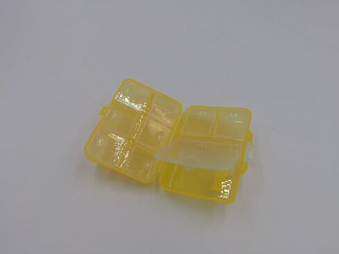 Wikineon Pill Box Pill Organiser Tablet Organiser Medicine Storage Box for Vitamins Medication, Suitable Portable in Pocket Bag for Trip Waterproof 9 Compartments Pill Organizer, Medication Organizer in Kuwait