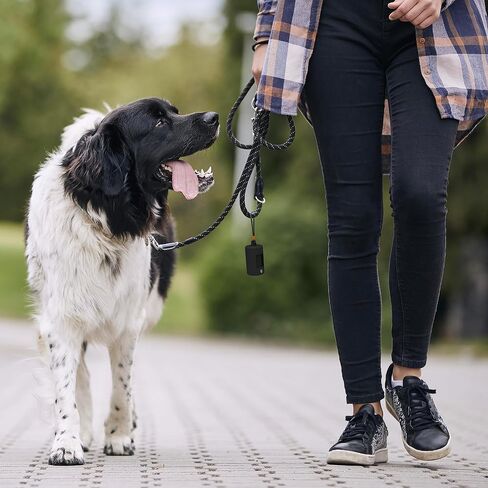 SVD.PET موزع أكياس فضلات الكلاب، موزع أكياس النفايات قابل للسحب، حامل أكياس فضلات خفيف الوزن، حزام قابل للتمدد يناسب أي مقود للكلاب، ملحقات مشي الكلاب (أسود) in Kuwait