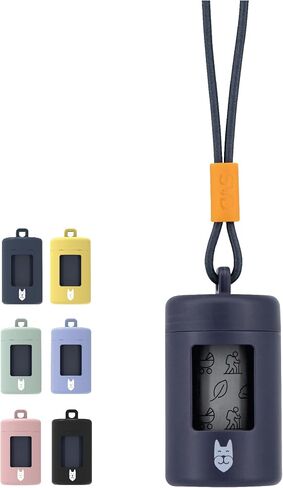 SVD.PET موزع أكياس فضلات الكلاب، موزع أكياس النفايات قابل للسحب، حامل أكياس فضلات خفيف الوزن، حزام قابل للتمدد يناسب أي مقود للكلاب، ملحقات مشي الكلاب (أسود) in Kuwait