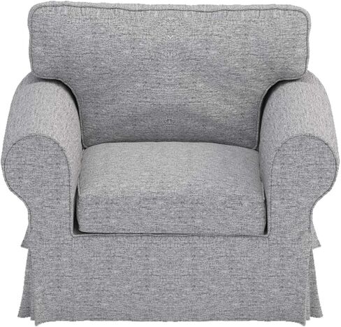 تم تصنيع غطاء الأريكة Ektorp المصنوع من القطن الثقيل ليتوافق مع كرسي IKEA Ektorp بذراعين (الكرسي الأبيض) in Kuwait