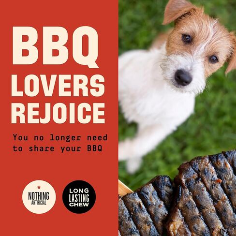 Barkworthies USA Hickory Smoked Bully Sticks 6" Thick 3-Pack | Irresistible Flavor, Amazing Odor | Dental Health | Long Lasting Dog Chews in Saudi Arabia