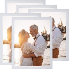 إطار صورة مقاس 8.5 × 11، إطار شهادة وثيقة دبلوم للجدار وعرض الطاولة، أسود، 5 عبوات in Kuwait