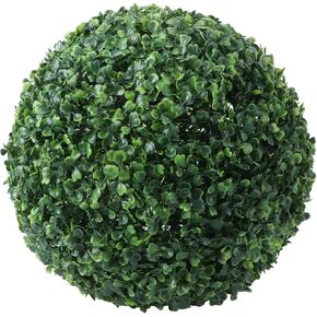 Abaodam 2pcs Artificial Plant Topiary Ball Green Grass Decorative Balls Round Plastic Plant Ball Decoration for Wedding New Year Christmas Ceiling Garden Home Outdoor 18cm in Saudi Arabia