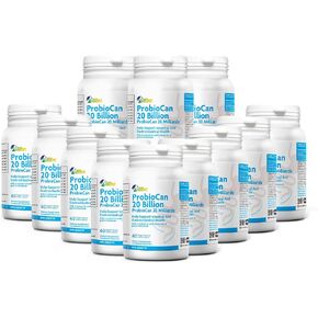 Allbe Probiocan 𝟮𝟬 𝗕𝗶𝗹𝗹𝗶𝗼𝗻 𝗖𝗙𝗨 𝗣𝗿𝗼𝗯𝗶𝗼𝘁𝗶𝗰𝘀 𝗳𝗼𝗿 𝗗𝗶𝗴𝗲𝘀𝘁𝗶𝘃𝗲 𝗛𝗲𝗮𝗹𝘁𝗵, 7 Strains of Probiotic for Women, 2 Packs of 60 Capsules (120 Days Supply)