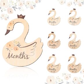 ibwaae Wooden Baby Closet Size Divider Organizer Hanger Clothing Dividers for Newborn Nursery Decor Infant to 24 Months in Kuwait