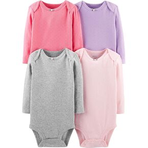 Simple Joys من Carter's Baby مجموعة من 4 بدلات ضيقة بأكمام طويلة للفتيات in Kuwait