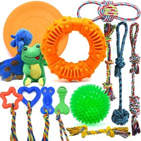 Plush Dog Toy For Aggressive Chewers Large Breeds, Squeaky Dog Toys For Large Dog, Tug Of War Dog Toy To Keep Them Busy, Tough Stuffed Animals Dog Chew Toy, Big Puppy Chew Toys For Teething in Kuwait