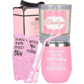 MEANT2TOBE Thank You Gifts, Appreciation Gifts Cup, Sometimes You Forget You’re Awesome So This Is Your Reminder, Inspirational Gifts for Women