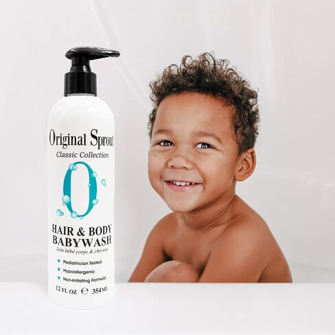 Original Sprout Baby Shampoo and Body Wash |Hair and Bodywash Sensitive Skin in Kuwait