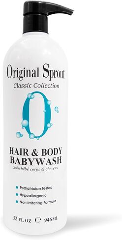 Original Sprout Baby Shampoo and Body Wash |Hair and Bodywash Sensitive Skin in Kuwait