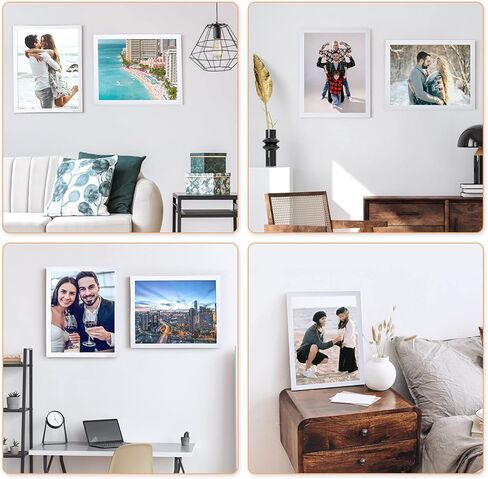 إطار صورة مقاس 8.5 × 11، إطار شهادة وثيقة دبلوم للجدار وعرض الطاولة، أسود، 5 عبوات in Kuwait