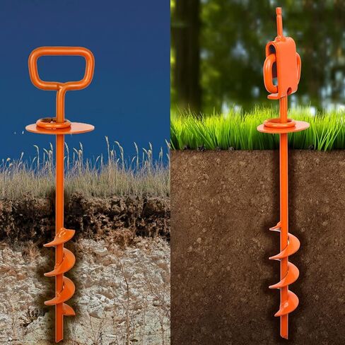 Rainbowhorse Dog tie Out Stake, 15inRust Resistant Stake and 32ft Heavy Duty Cable with Dog Anchor Drill Adapter Dog Stake for Beach, Dog Stake and Cable for 125 Lbs Small Large Dogs Heavy Duty in Kuwait