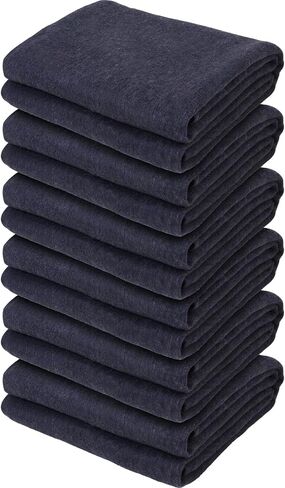 Preboun 6 Pcs Fire Retardant Emergency Blankets 60x80 Throw,Olive Green in Saudi Arabia