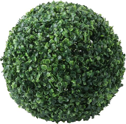 Abaodam 2pcs Artificial Plant Topiary Ball Green Grass Decorative Balls Round Plastic Plant Ball Decoration for Wedding New Year Christmas Ceiling Garden Home Outdoor 18cm in Saudi Arabia