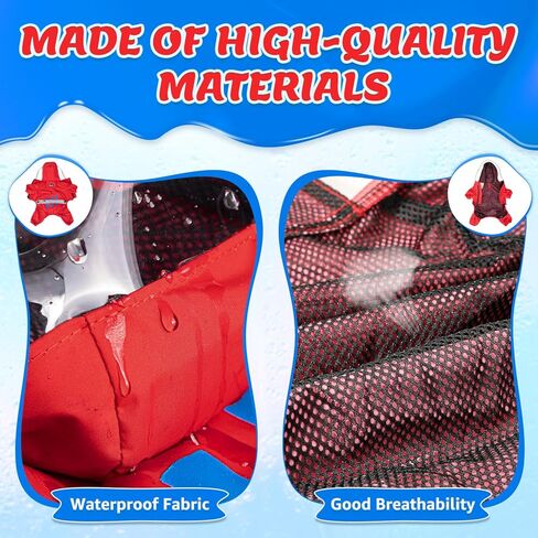 معطف واق من المطر للكلاب من لوكوفي - سترة مطر للكلاب بغطاء رأس مقاومة للماء مع جيب للتخزين، معطف للكلاب قابل للتعديل مع أشرطة عاكسة للكلاب الصغيرة والمتوسطة والكبيرة (أحمر، مقاس M) in Kuwait