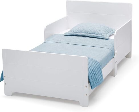 Delta Children MySize Toddler Bed - Greenguard Gold Certified, Bianca White in Kuwait