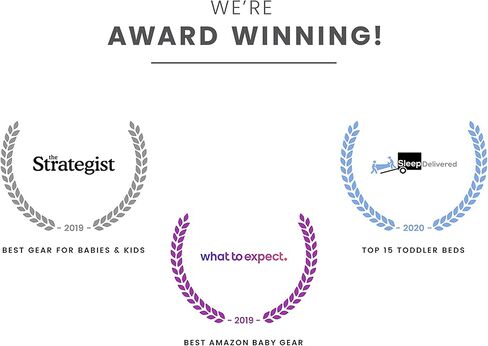 Delta Children MySize Toddler Bed - Greenguard Gold Certified, Bianca White in Kuwait