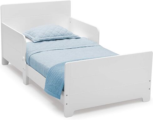 Delta Children MySize Toddler Bed - Greenguard Gold Certified, Bianca White in Kuwait