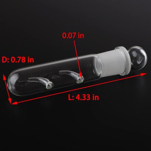 2 Pack Clear Glass Planaria Trap Catch Trap Aquarium Cleaning Supply for Dwarf Shrimp Crystal red Shrimp Cherry Shrimp (2 Holes) in Saudi Arabia