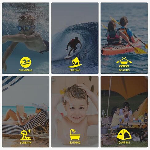 Rainleaf Surf Poncho Kids Changing Towel Quick Dry Pool Swim Beach Towel with Hood and Front Pocket Warm and Soft Microfiber Robe Towel-Bee-S(19"X29") in Kuwait