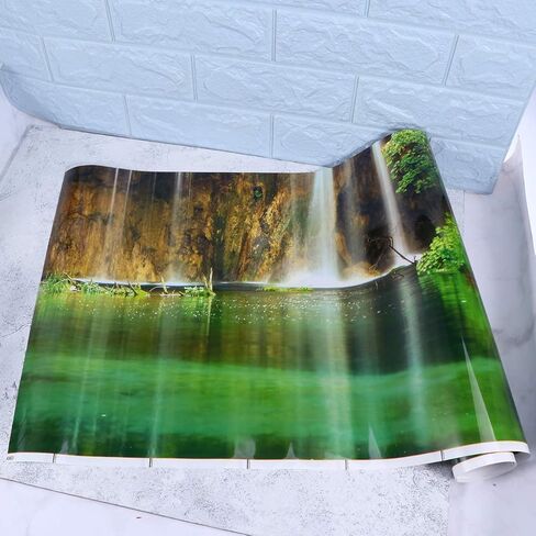 بو بيت بوب ستيكر لاصق ثلاثي الابعاد لخلفية حوض السمك، ورق حائط لاصق مزدوج الجوانب لتزيين حوض الاسماك تحت الماء (102 × 40 سم) in Kuwait