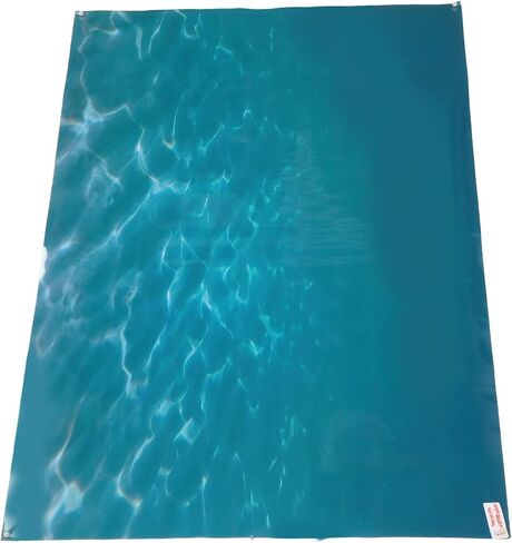 Zerodis Aquarium Poster, Underwater Paper Cling Decals Sticker with Sea Water Pattern Aquarium Wallpaper Background Decoration Picture PVC Adhesive Poster (61 * 30CM) in Saudi Arabia