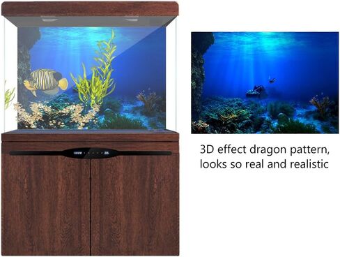 ملصق CUEA ذاتي اللصق مصنوع من مادة البولي فينيل كلوريد خلفية متينة ثلاثية الأبعاد للأحواض (12250 سم) in Kuwait