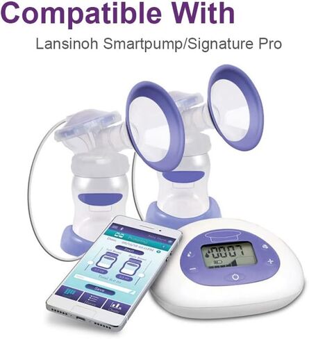 Maymom Tubing Compatible with Lansinoh Breastpump Not Original Lansinoh Pump Parts Replace Lansinoh Tubing. Work with Lansinoh Signature Pro,Lansinoh Smartpump in Saudi Arabia