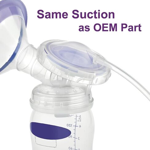 Maymom Tubing Compatible with Lansinoh Breastpump Not Original Lansinoh Pump Parts Replace Lansinoh Tubing. Work with Lansinoh Signature Pro,Lansinoh Smartpump in Saudi Arabia