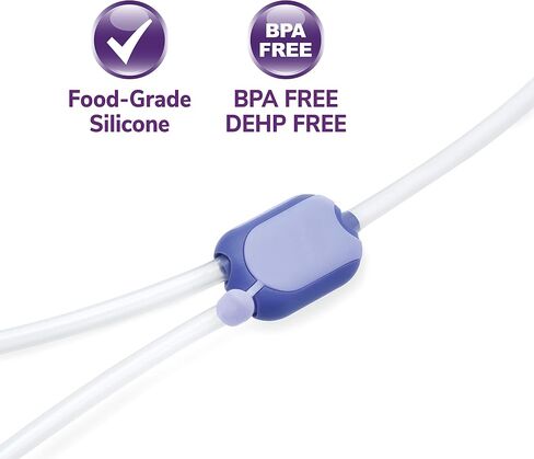 Maymom Tubing Compatible with Lansinoh Breastpump Not Original Lansinoh Pump Parts Replace Lansinoh Tubing. Work with Lansinoh Signature Pro,Lansinoh Smartpump in Saudi Arabia