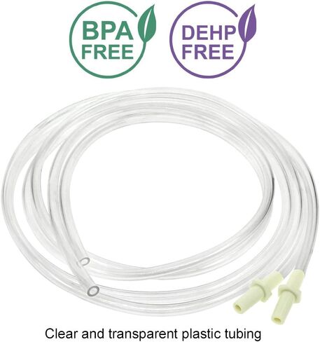 Tubing for Medela Pump in Style Advanced Breastpump Released After Jul 2006 Plus 6 Membranes in Retail Pack. Replaces Medela Tubing and Medela Membrane. BPA Free. Made By Maymom (2 Tubes and 6 Membranes) in Saudi Arabia