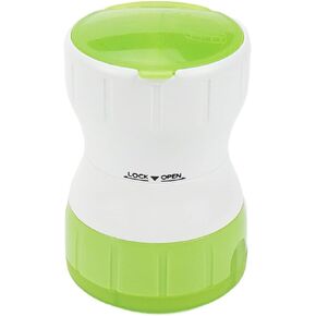 محطم حبوب دواء من بيسبيي مع قلب من السيراميك لتهذيب حبوب دواء صغيرة أو كبيرة وفيتامينات إلى مسحوق دقيق مع حاوية تخزين للأدوية الصغيرة (أخضر) in Kuwait