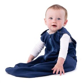 baby deedee Cotton Sleep Nest Basic Sleeping Sack, Baby Sleeping Bag Wearable Blanket, Infants and Toddlers, Almond Cream, Large (18-36 Months)