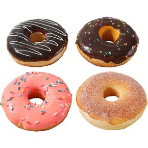 Joeabor Fake Donut 6 Pack Artificial Doughnut for Decoration Realistic Fake Food for Display Faux Dessert Party Decorations Photography Props in Kuwait