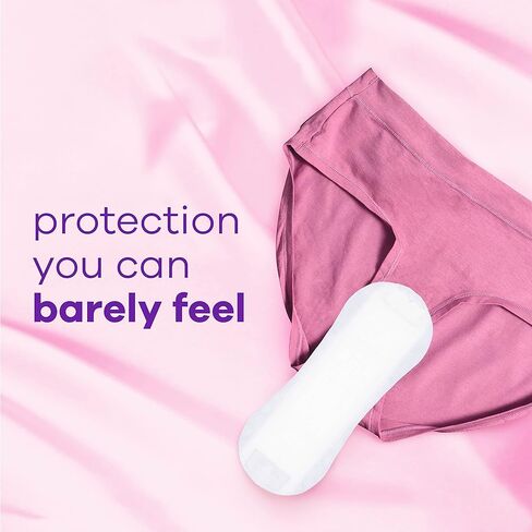 Always Discreet for Sensitive Skin Lines، خفيفة الامتصاص وطويلة الأمد، حماية للبشرة أربع مرات، ناعمة، تم اختبارها من قبل أطباء الجلدية، خالية من العطور، 38 قطعة in Kuwait