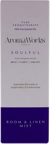 Aromaworks Soulful Room Mist - Frankincense, Fruity Juniper Berry And Patchouli - 3.38 Oz Room Spray in Saudi Arabia