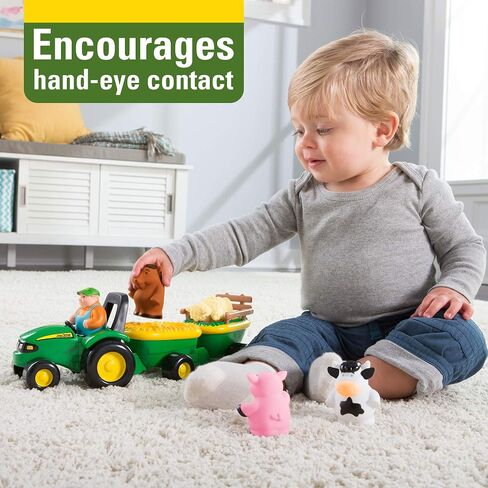 John Deere Animal Sounds Wagon Ride - Grow with Me Toy Ages 12m+ in Saudi Arabia